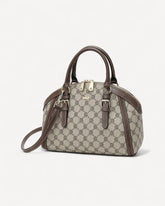 شنطة ساشتيل بحزام لون بني - 1